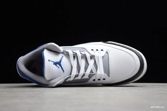 Rep EP AIR WHITE JORDAN RETRO 3 CT8532-145 BLUE CT8532-145 1224